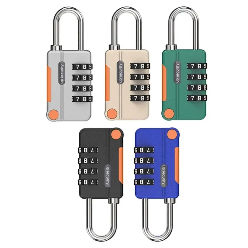 4-Digit Combination Luggage Padlock Zinc Alloy Security