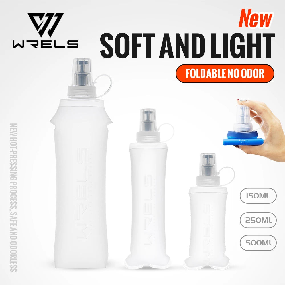 TPU Soft Collapsible Water Bottle – BPA-Free Sports Flask