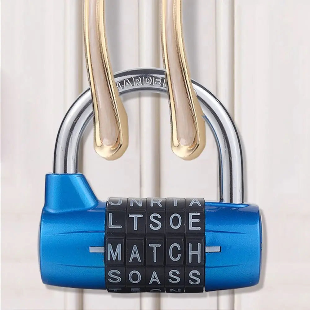 Zinc Alloy Combination Padlock – Resettable Security Lock