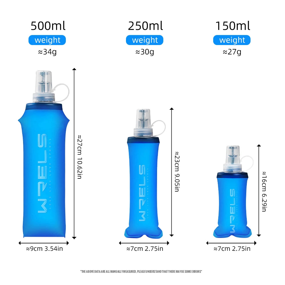 TPU Soft Collapsible Water Bottle – BPA-Free Sports Flask
