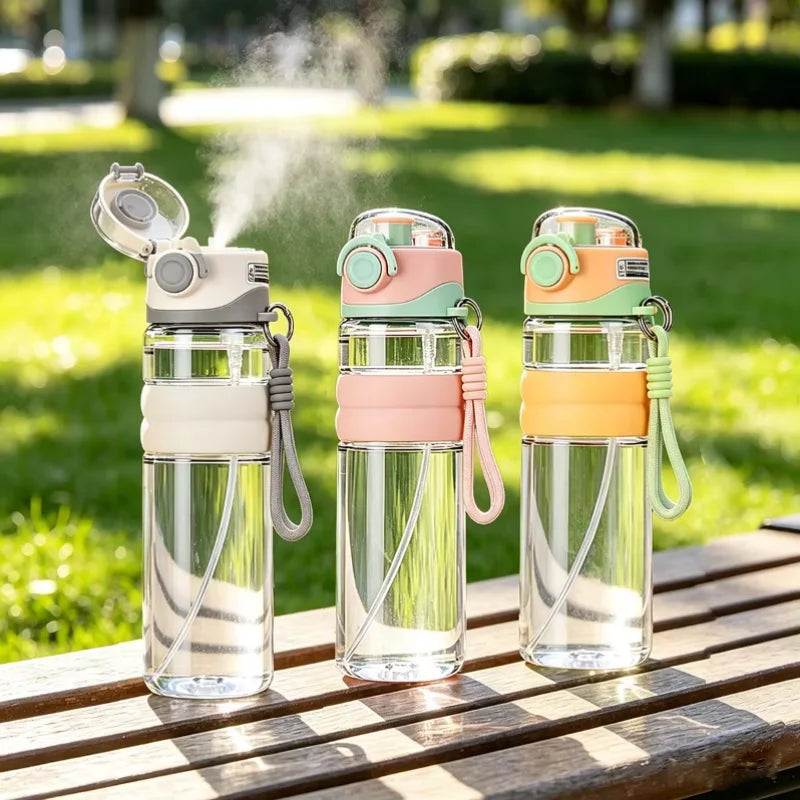 800 ml Sports Spray Water Bottle – Leak-Proof & Portable