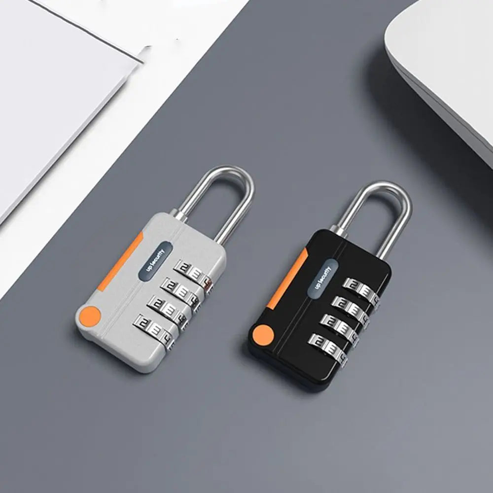4-Digit Combination Luggage Padlock Zinc Alloy Security