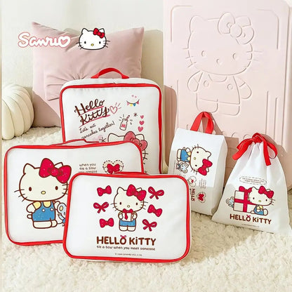 Hello Kitty Travel Packing Cubes Set – Waterproof Storage