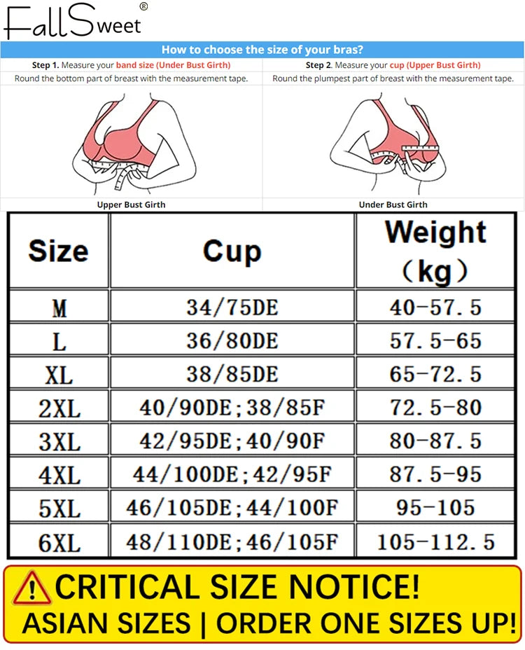 Seamless Wireless Push Up Bra for Women Plus Size