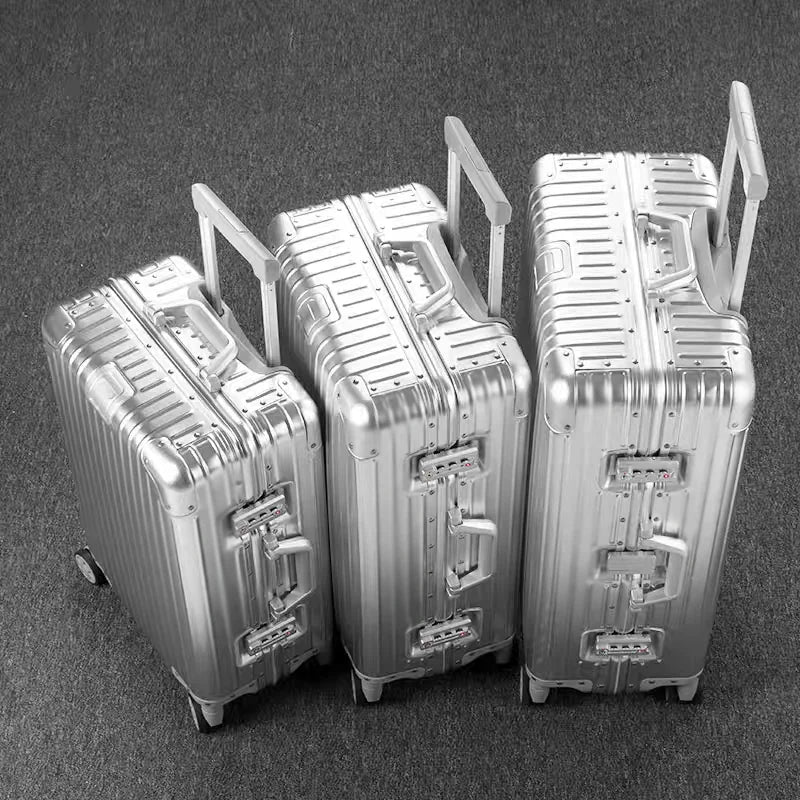Aluminum Luggage Suitcase with TSA Lock and Spinner Wheels