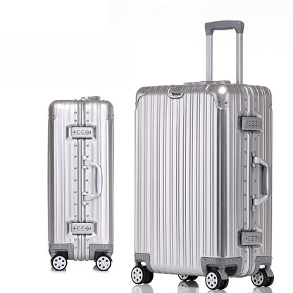 Aluminum Luggage Suitcase with TSA Lock and Spinner Wheels