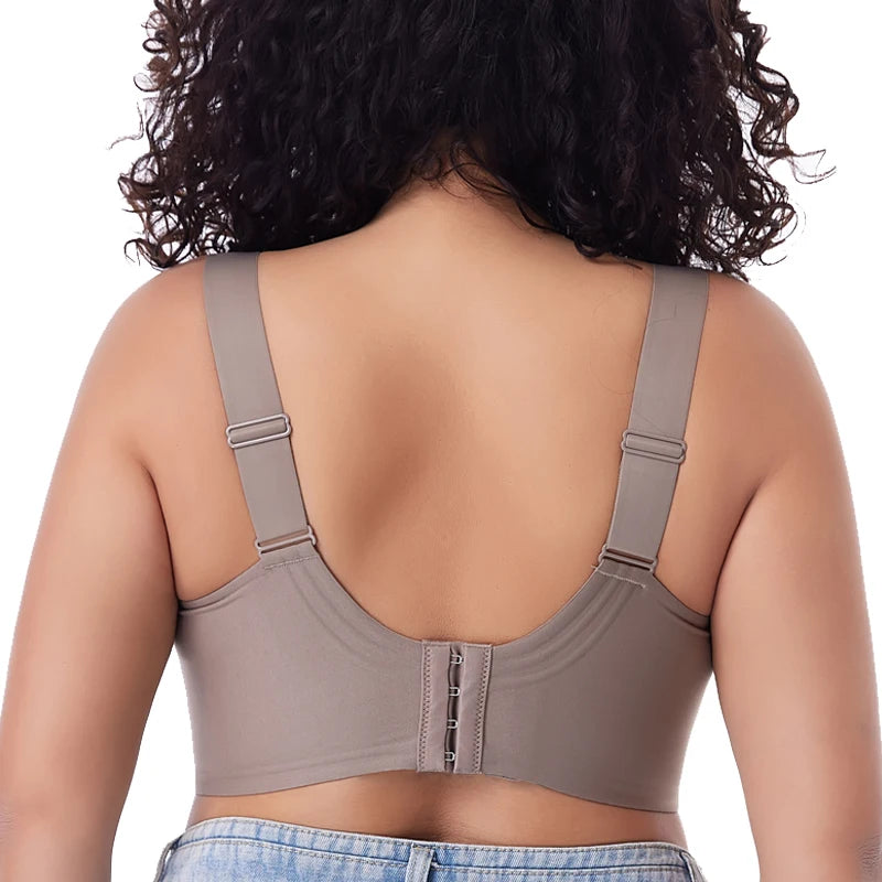 Seamless Wireless Push Up Bra for Women Plus Size