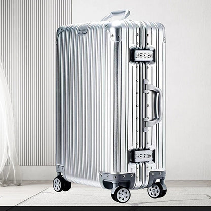 Aluminum Luggage Suitcase with TSA Lock and Spinner Wheels