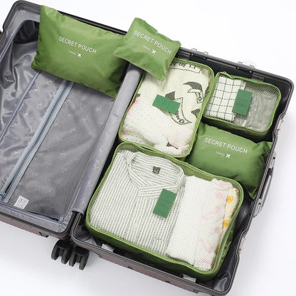 6-Piece Oxford Travel Storage Bag Set for Luggage