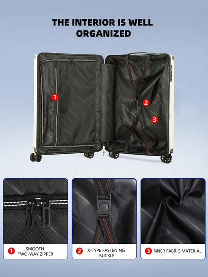 Aluminum Frame Hardside Suitcase With Spinner Wheels