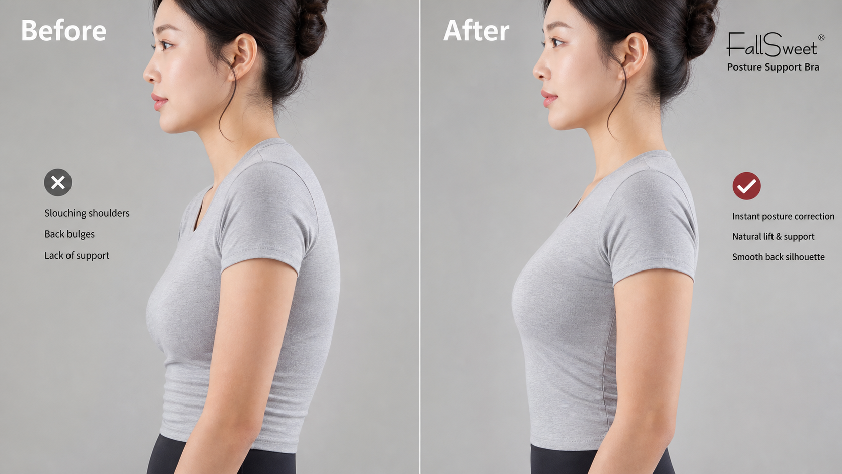 FallSweet Posture Support Bra